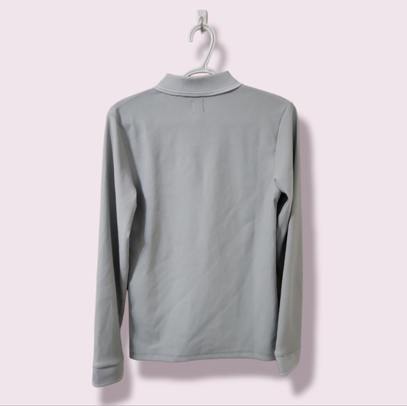 Long Sleeve Zip up Polo - Picture 2 of 3